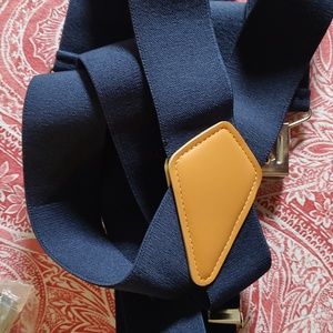 Elastic wide suspenders. Big man. NWOT